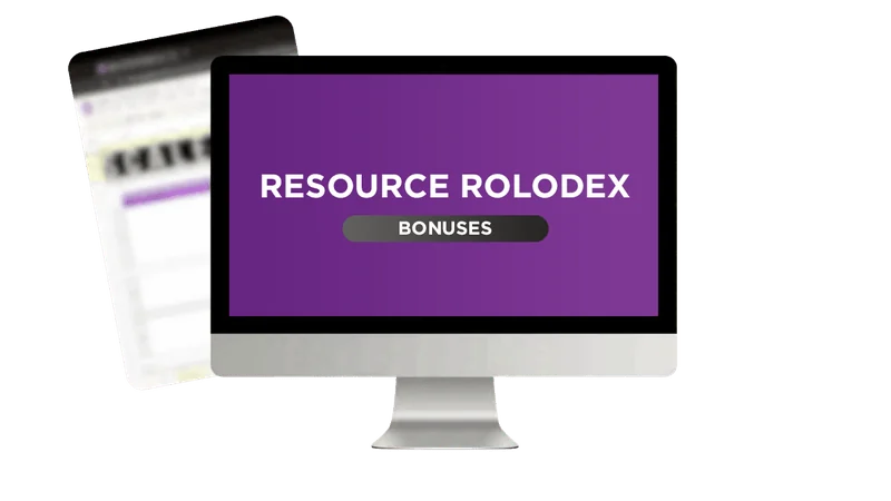 Profit-Ready Resource Rolodex