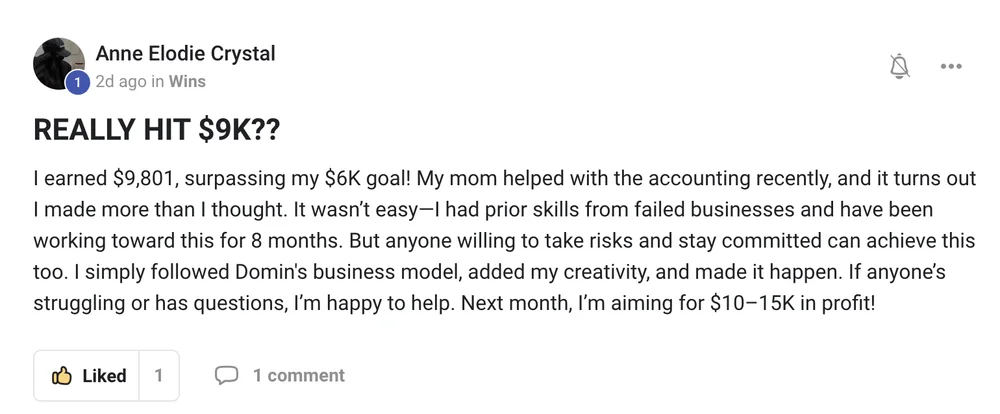Community post: Really hit $9K??