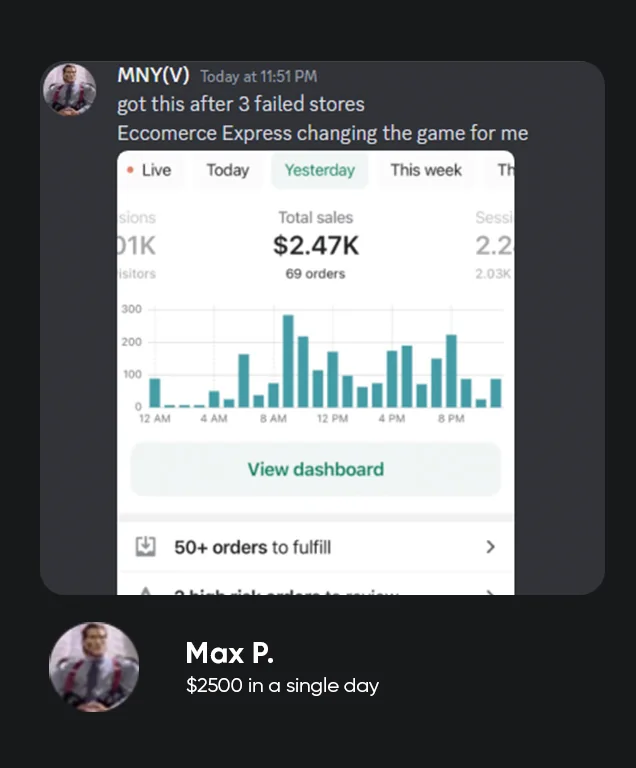Max P: $2,500 in a single day